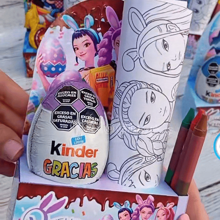 Plantillas de Diseño Cajitas Pascua para Colorear Archivos PDF 1