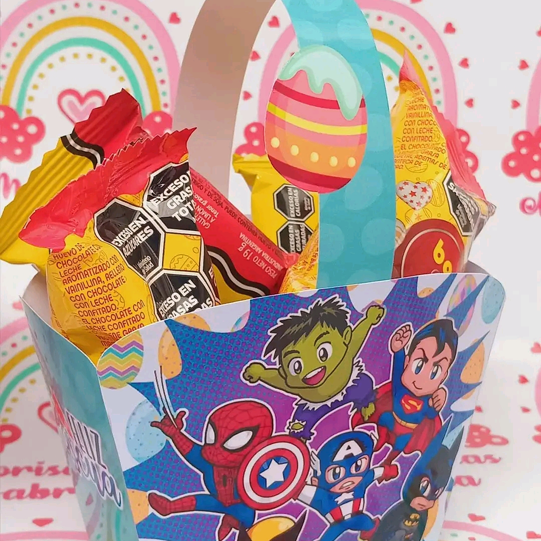 Plantillas de Diseño Canastitas N°2 Pascua Archivos PDF 6