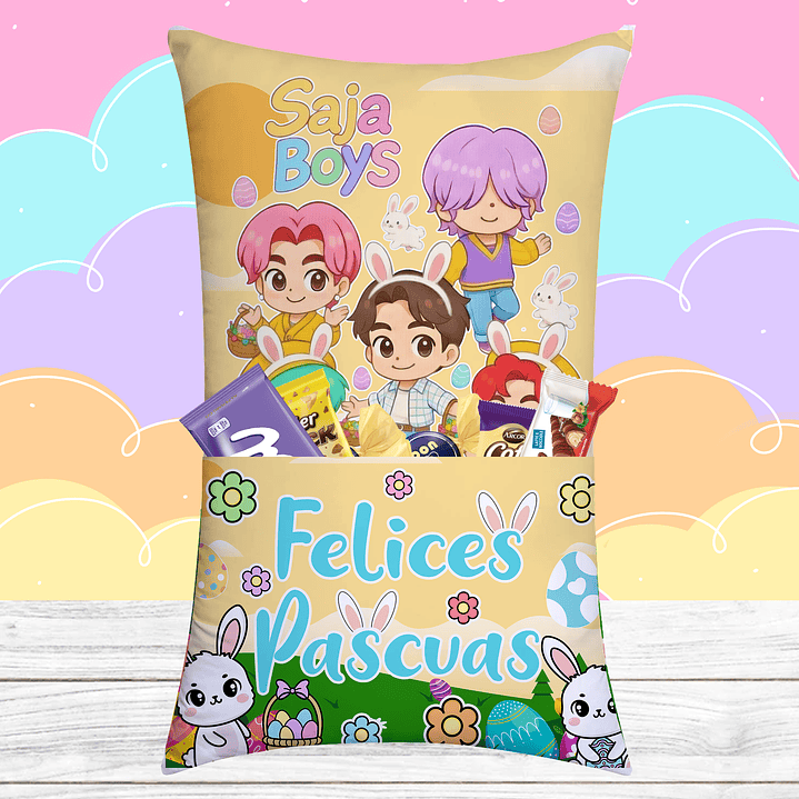 8 Plantillas de Diseño Cojín con Bolsillo Pascua Archivos JPG 1