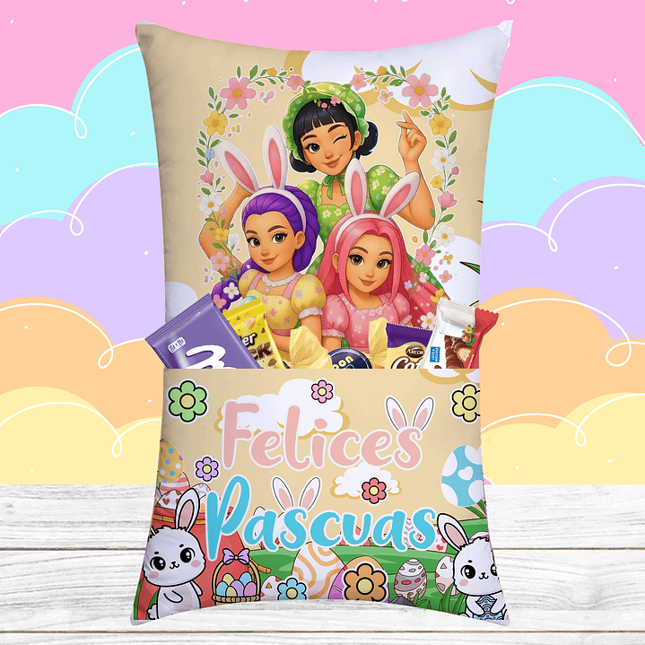 8 Plantillas de Diseño Cojín con Bolsillo Pascua Archivos JPG 3