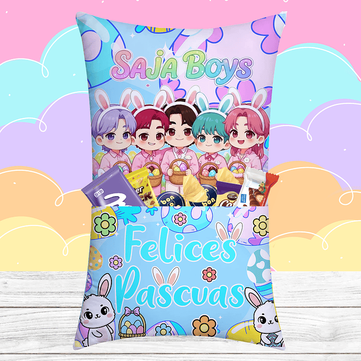 8 Plantillas de Diseño Cojín con Bolsillo Pascua Archivos JPG 6