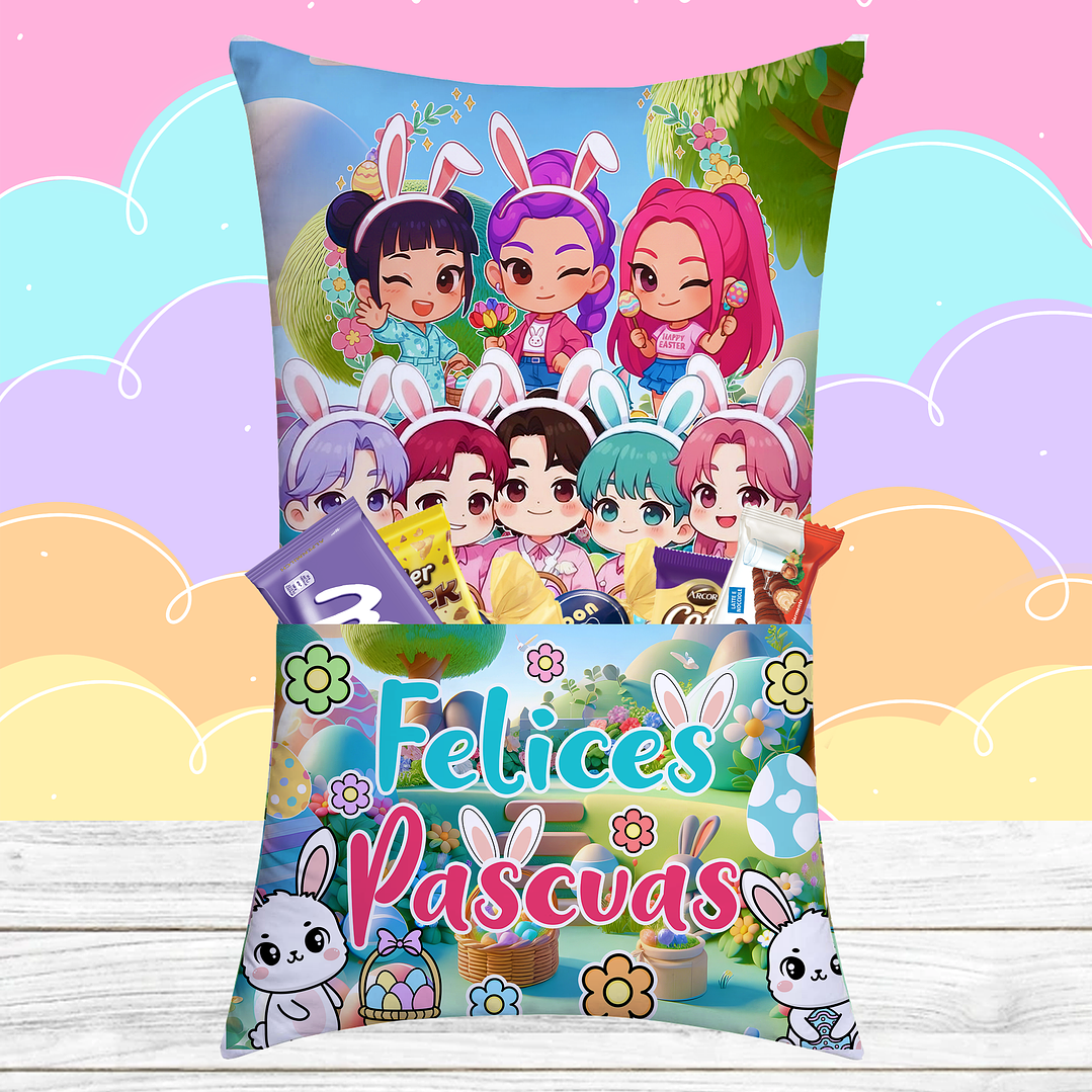 8 Plantillas de Diseño Cojín con Bolsillo Pascua Archivos JPG 7