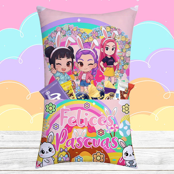 8 Plantillas de Diseño Cojín con Bolsillo Pascua Archivos JPG 8