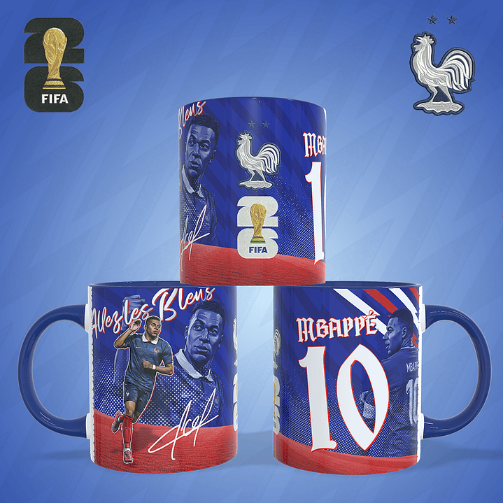 12 Plantillas de Diseño Tazas Copa del Mundo FIFA 2026 Archivos PNG 4