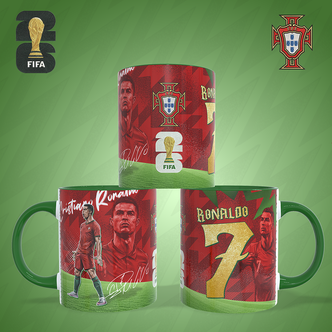 12 Plantillas de Diseño Tazas Copa del Mundo FIFA 2026 Archivos PNG 9