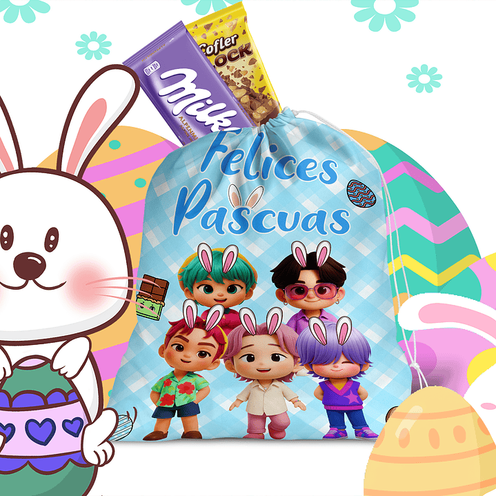 8 Plantillas de Diseño Diseños para Bolsita Pascua Archivos PNG 5