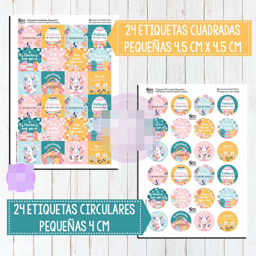 Plantillas de Diseño Kit Imprimible Pascua Archivos PDF 4