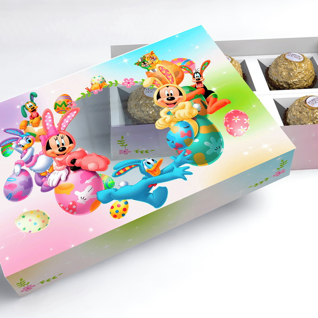 Plantillas de Diseño Pack Cajas Bombones Pascua Archivos Studio PDF 2