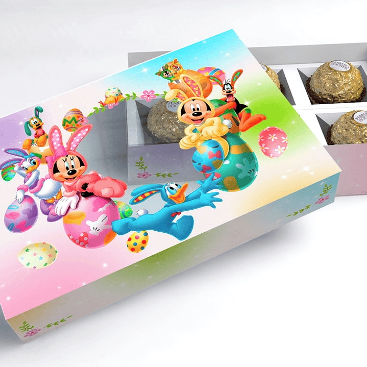 Plantillas de Diseño Pack Cajas Bombones Pascua Archivos Studio PDF 3