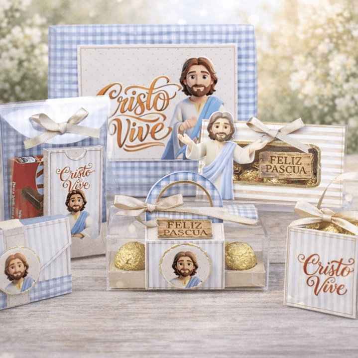 5 Plantillas de Diseño Pack Cristo Vive Archivos PDF 1