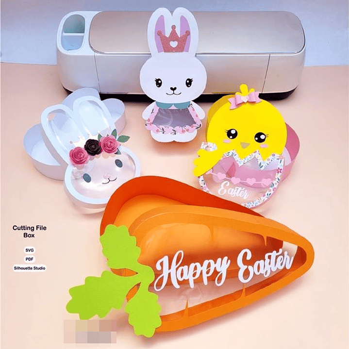 Plantillas de Diseño Pack Cajas N°4 Pascua Archivos 5