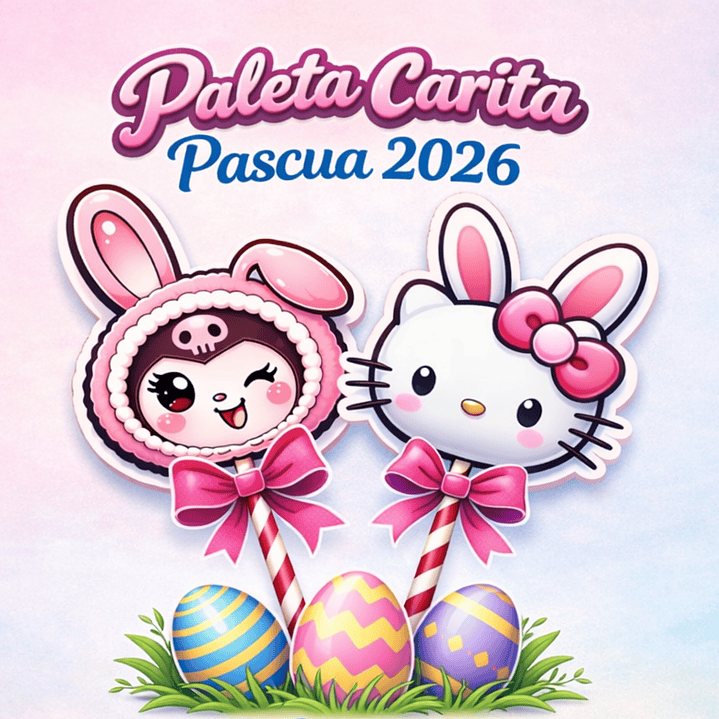 Plantillas de Diseño Paletas con Caritas Pascua Archivos Power Point 2