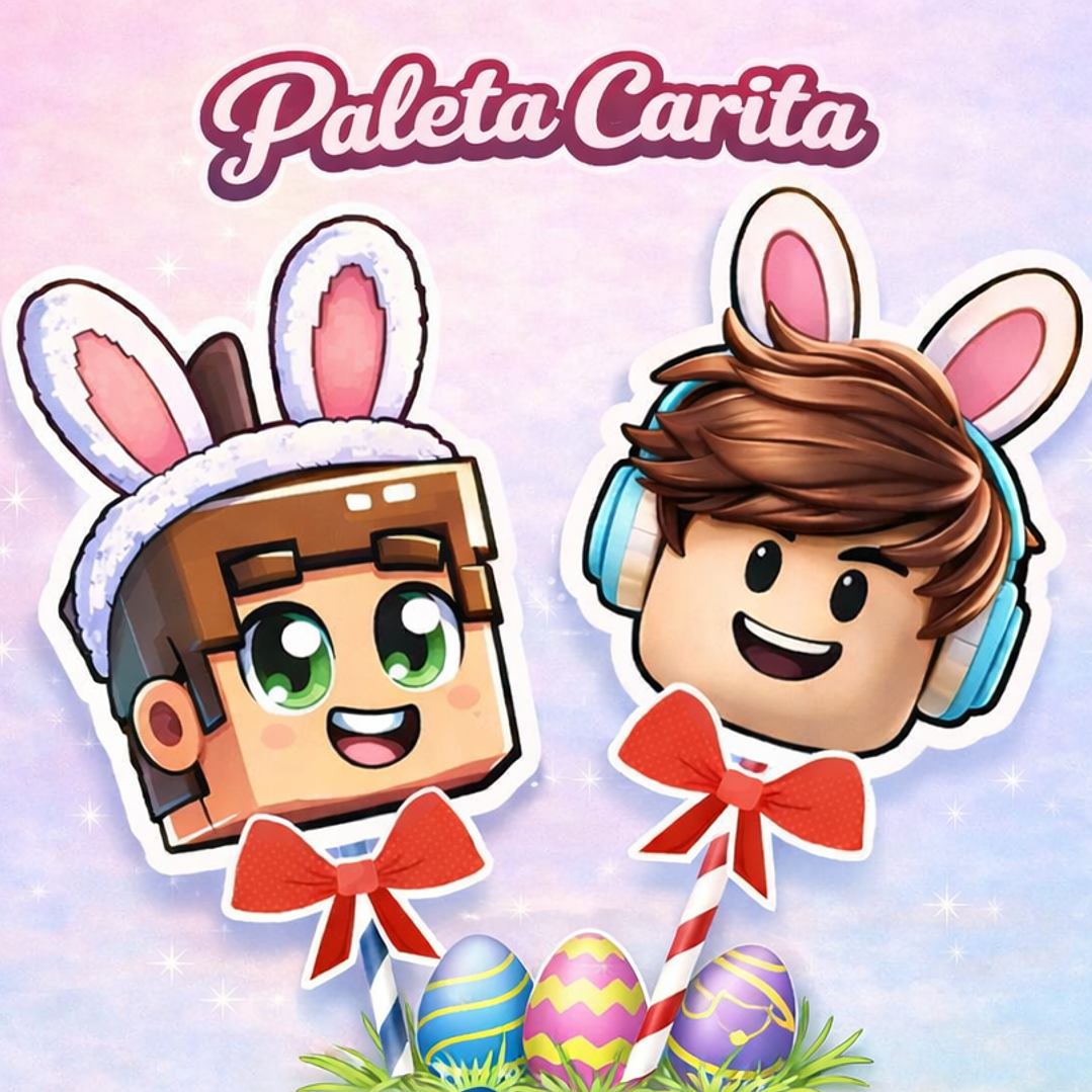 Plantillas de Diseño Paletas con Caritas Pascua Archivos Power Point 3