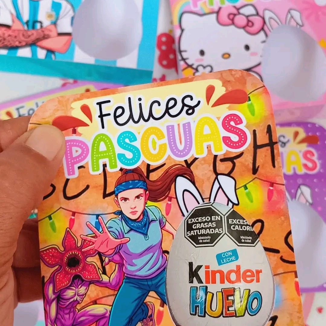 Plantillas de Diseño Porta Huevo Kinder Archivos PDF 2