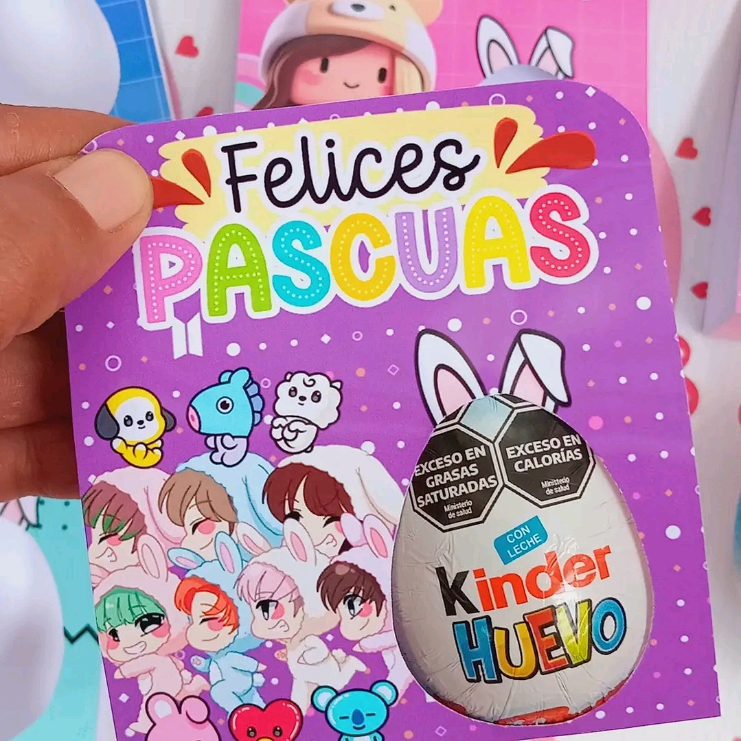 Plantillas de Diseño Porta Huevo Kinder Archivos PDF 5