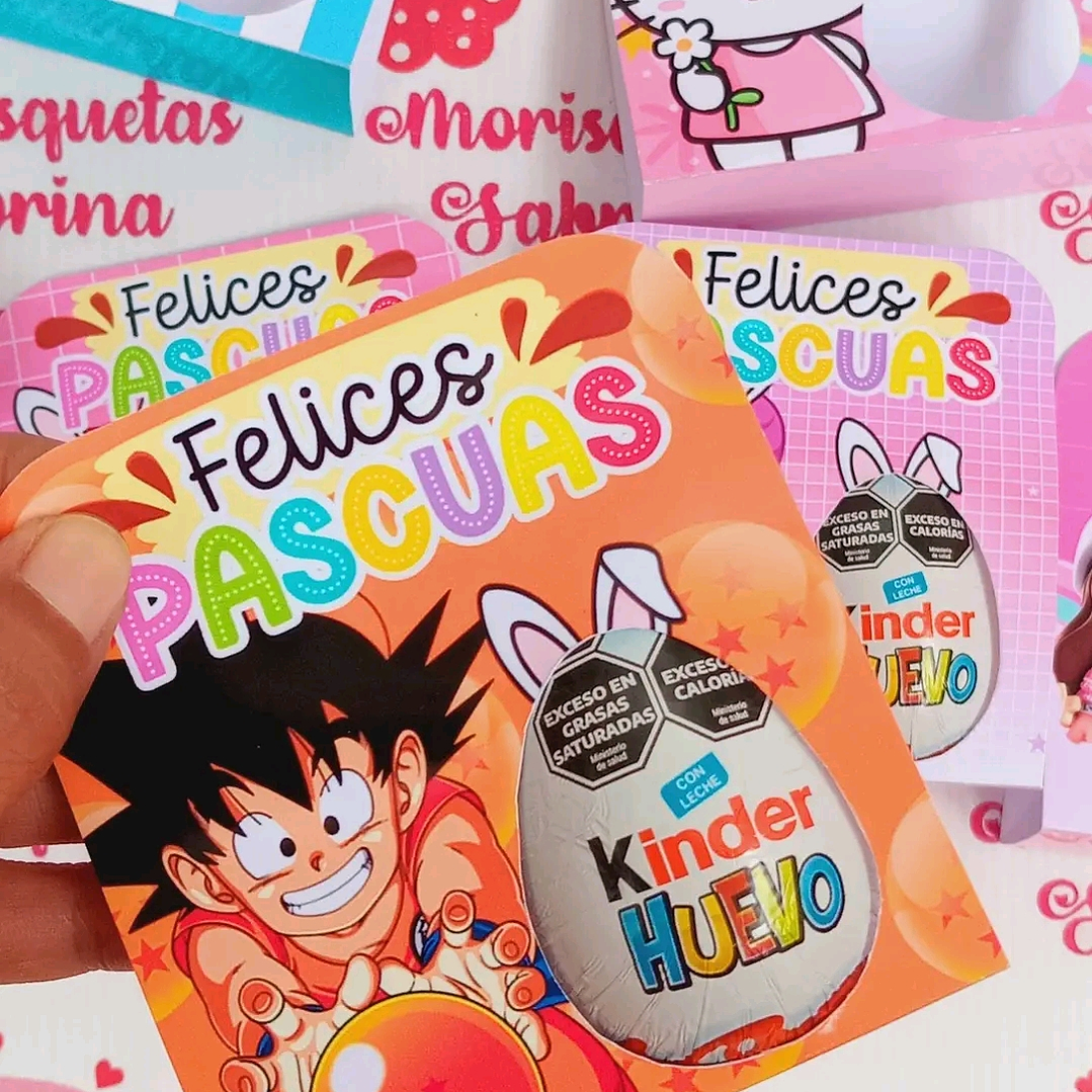 Plantillas de Diseño Porta Huevo Kinder Archivos PDF 6