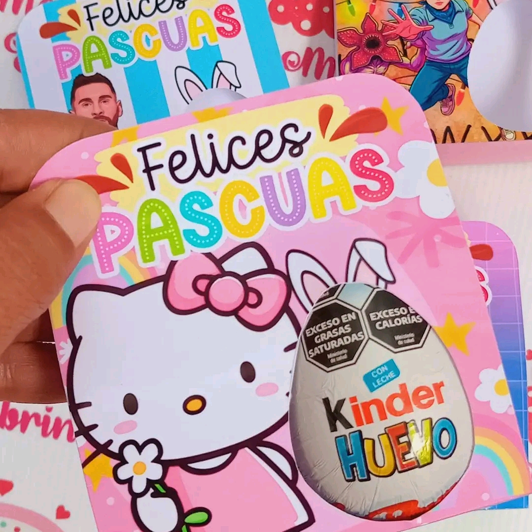 Plantillas de Diseño Porta Huevo Kinder Archivos PDF 7