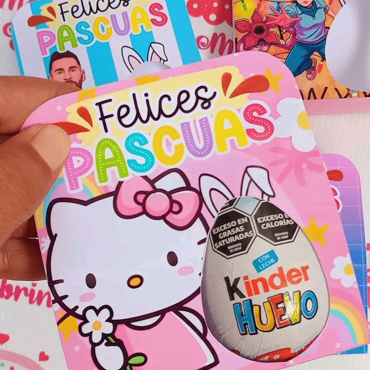 Plantillas de Diseño Porta Huevo Kinder Archivos PDF 7