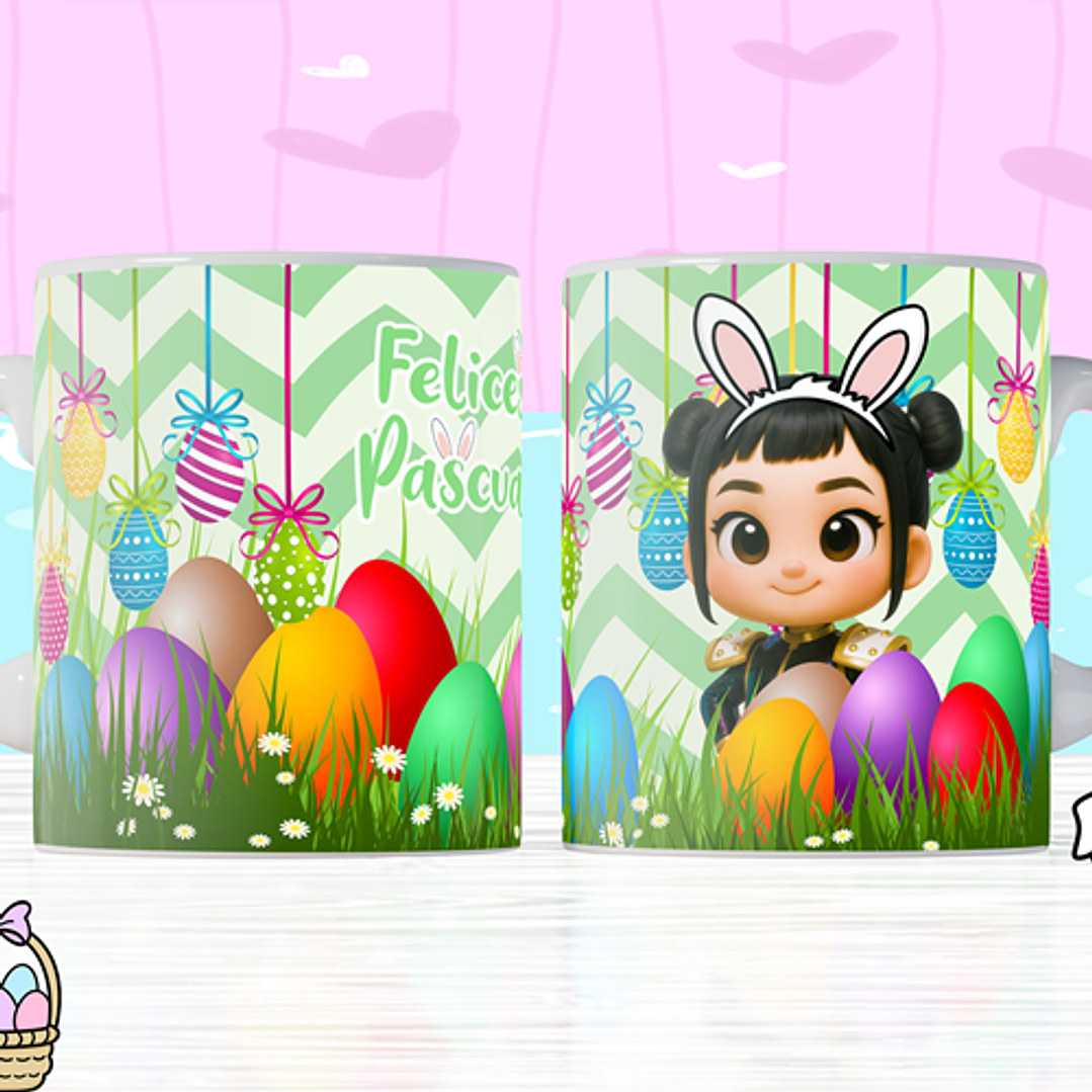 8 Plantillas de Diseño Tazas Pascua Archivos PNG 1