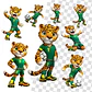 Pack de Diseños Mascotas Copa 2026 Argentina PNG sin Fondo para Sublimación - Miniatura 3
