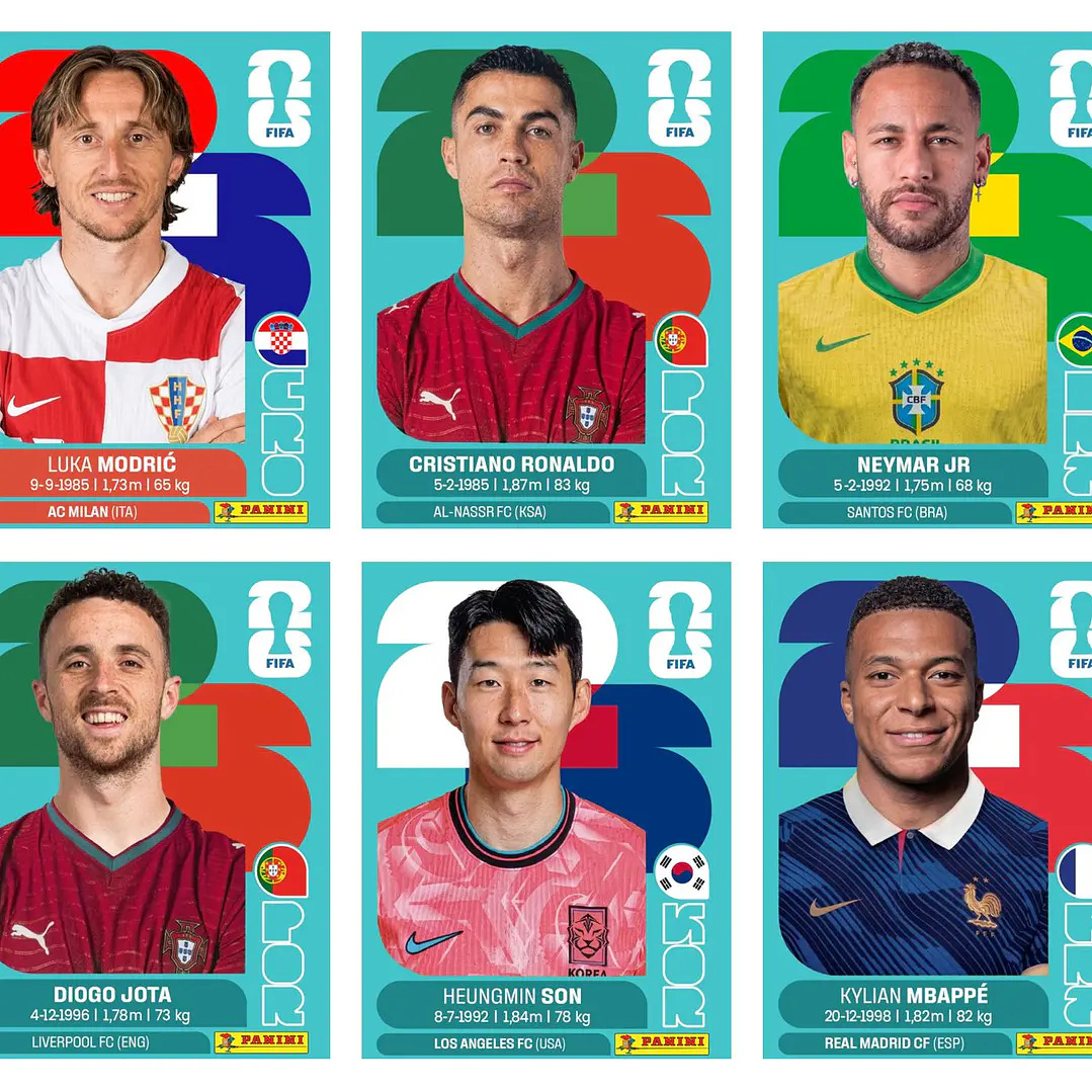 Figuritas Estampas Cromos Copa Mundial 2026 Panini PDF para Imprimir 1