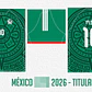 Taza y Polera selección Mexicana Fútbol México 2026 Plantilla sublimación 11oz Archivo Editable - thumbnail 3