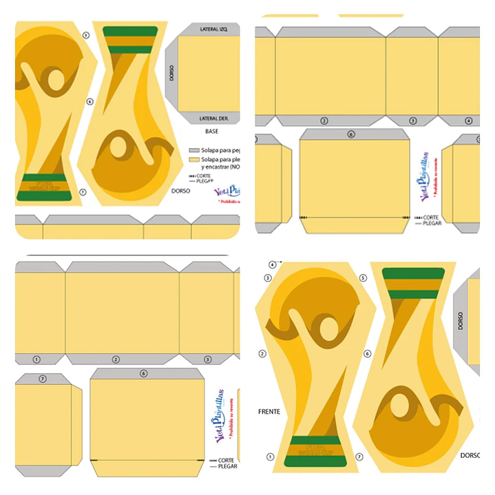 Plantillas Copa del Mundo Imprimible Dos Opciones Archivos PDF 1