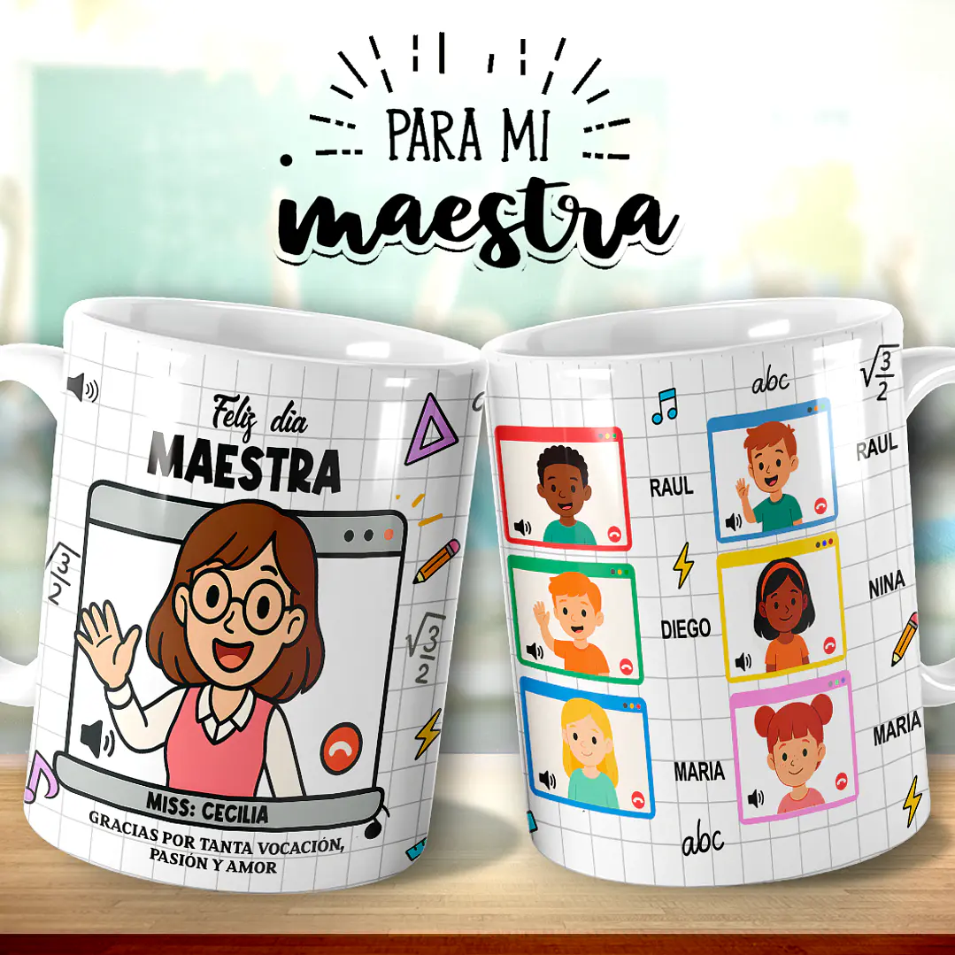 16 Plantillas de Diseño Tazas Súper Maestro Archivos Editables Photoshop 1