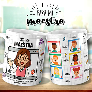 16 Plantillas de Diseño Tazas Súper Maestro Archivos Editables Photoshop