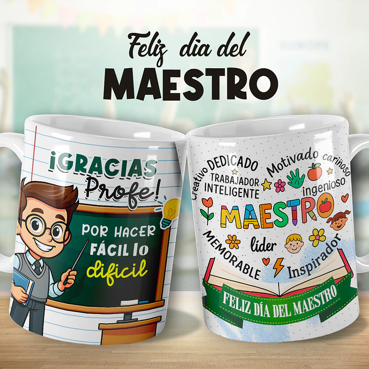 16 Plantillas de Diseño Tazas Súper Maestro Archivos Editables Photoshop 7