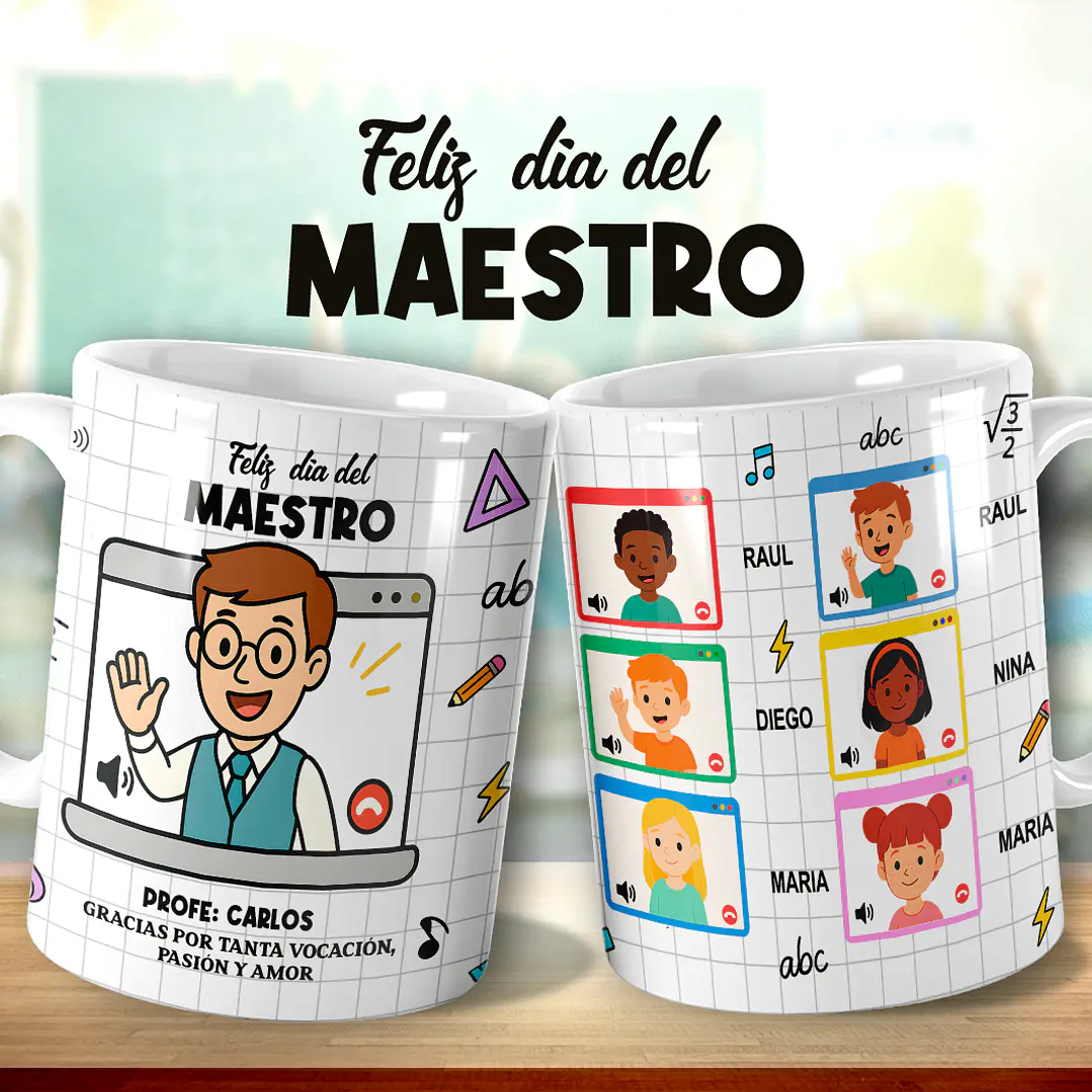 16 Plantillas de Diseño Tazas Súper Maestro Archivos Editables Photoshop 8