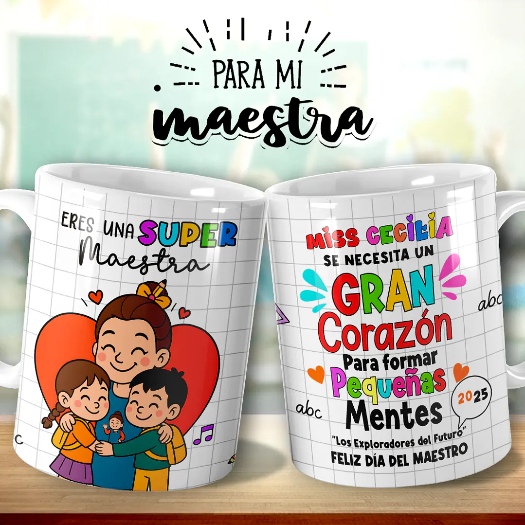 16 Plantillas de Diseño Tazas Súper Maestro Archivos Editables Photoshop 9