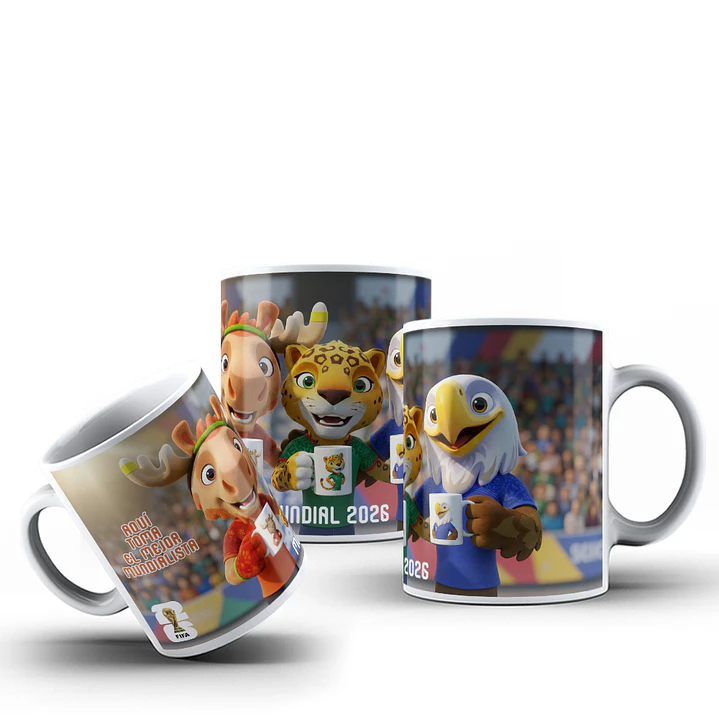 10 Plantillas de Diseño Tazas Mascotas Mundial 2026 Archivos PNG 6