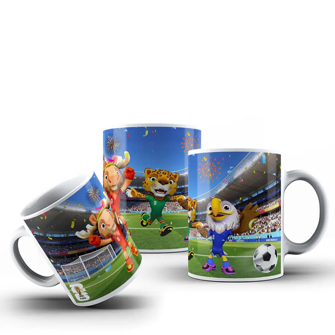 10 Plantillas de Diseño Tazas Mascotas Mundial 2026 Archivos PNG 8