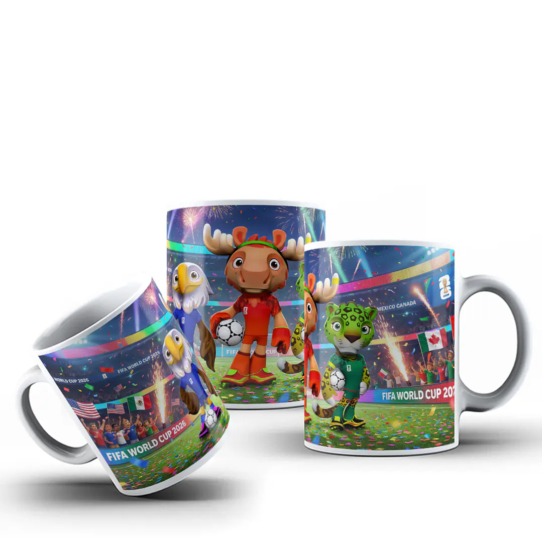 10 Plantillas de Diseño Tazas Mascotas Mundial 2026 Archivos PNG 9