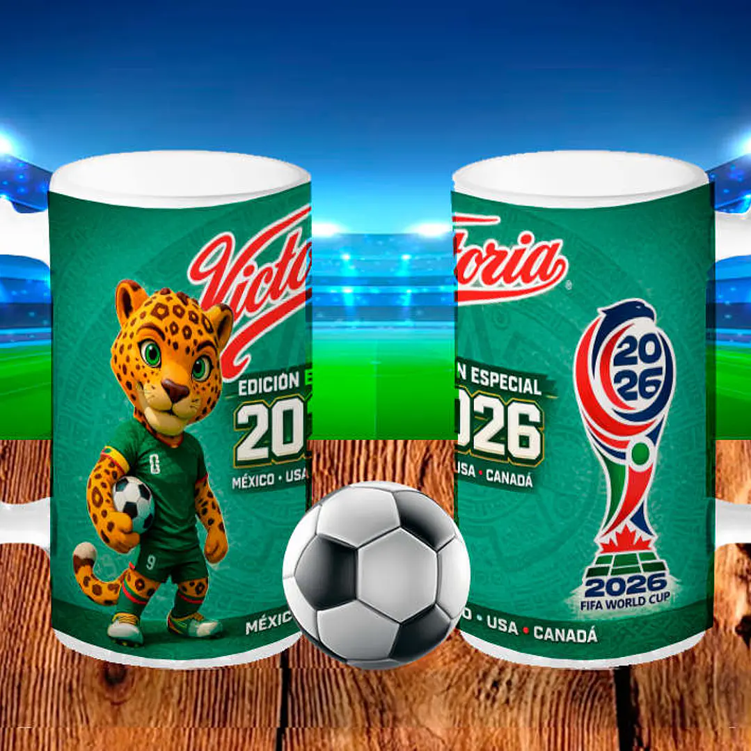 Plantillas de Diseño Tazas y Tarros Mundial 2026 Archivos PNG 4