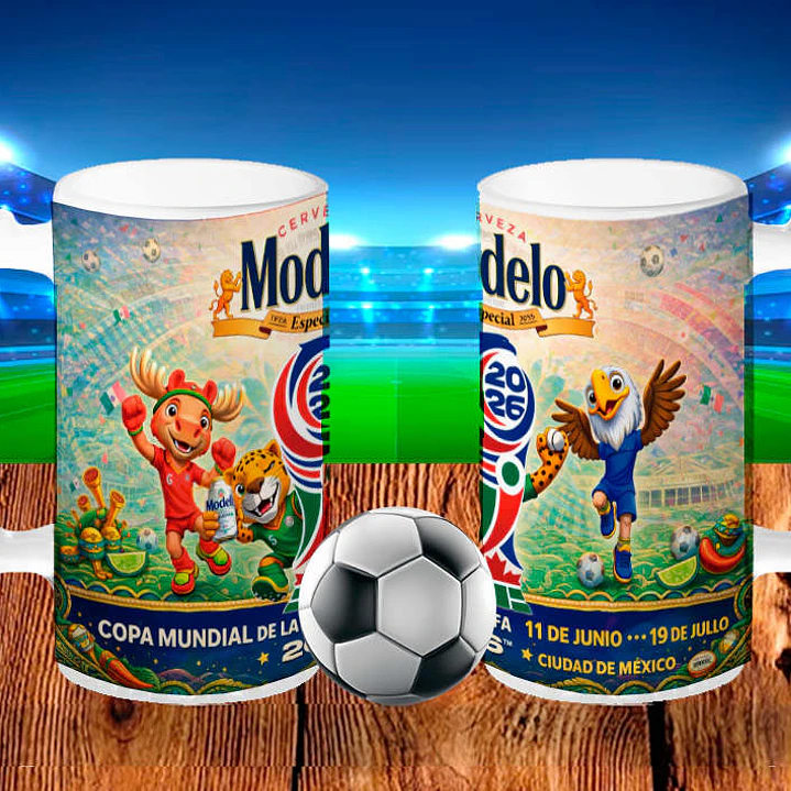 Plantillas de Diseño Tazas y Tarros Mundial 2026 Archivos PNG 6