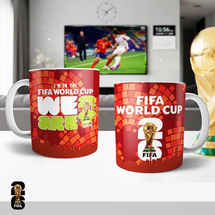 6 Plantillas de Diseño Tazas Tumbler Pack Mundial 2026 Archivos PNG 3