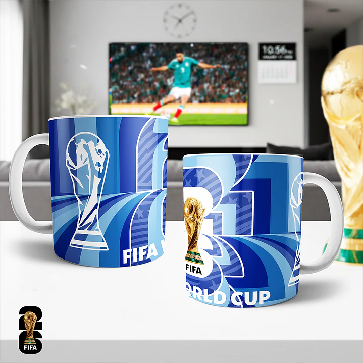 6 Plantillas de Diseño Tazas Tumbler Pack Mundial 2026 Archivos PNG 7