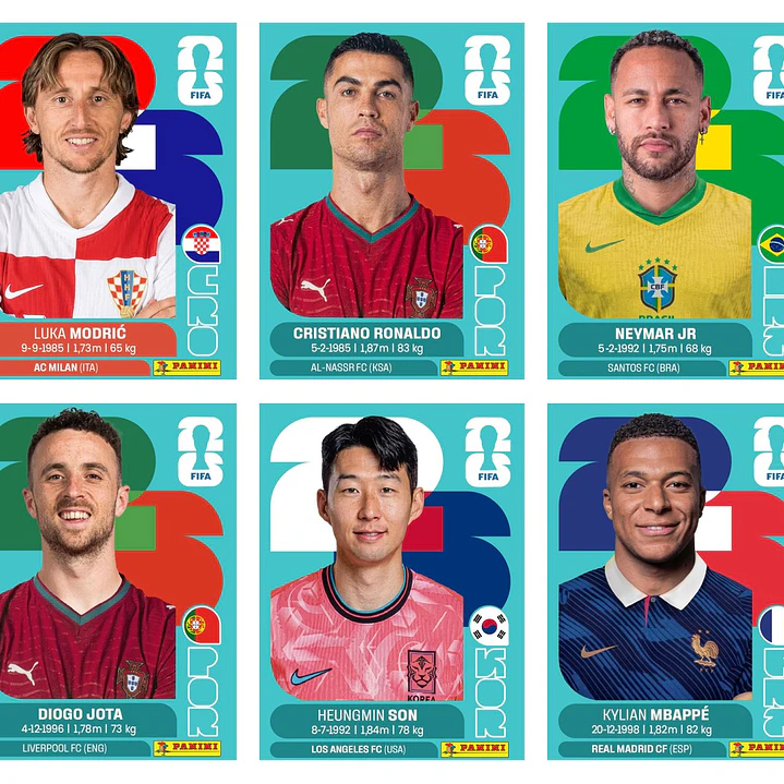 Figuritas Estampas Cromos Copa Mundial 2026 PDF para Imprimir 17