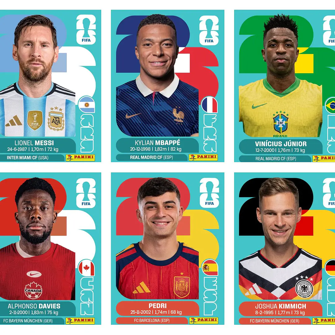 Figuritas Estampas Cromos Copa Mundial 2026 PDF para Imprimir 21