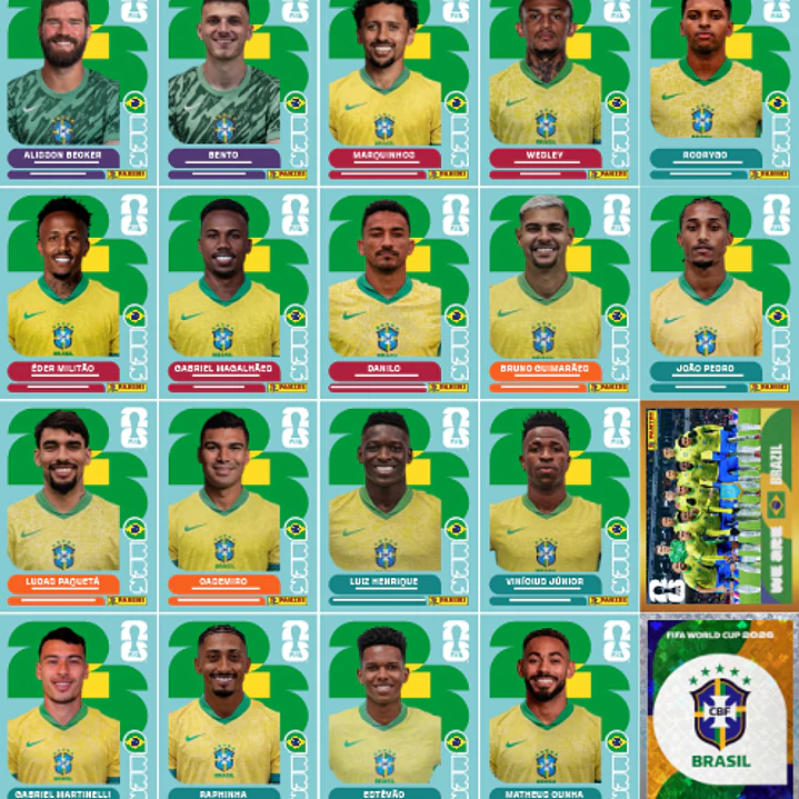 Figuritas Estampas Cromos Copa Mundial 2026 PDF para Imprimir 8