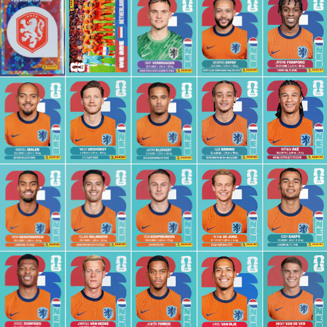 Figuritas Estampas Cromos Copa Mundial 2026 PDF para Imprimir 13