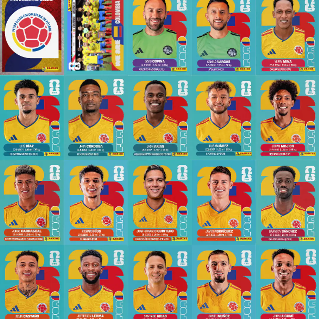 Figuritas Estampas Cromos Copa Mundial 2026 PDF para Imprimir 4