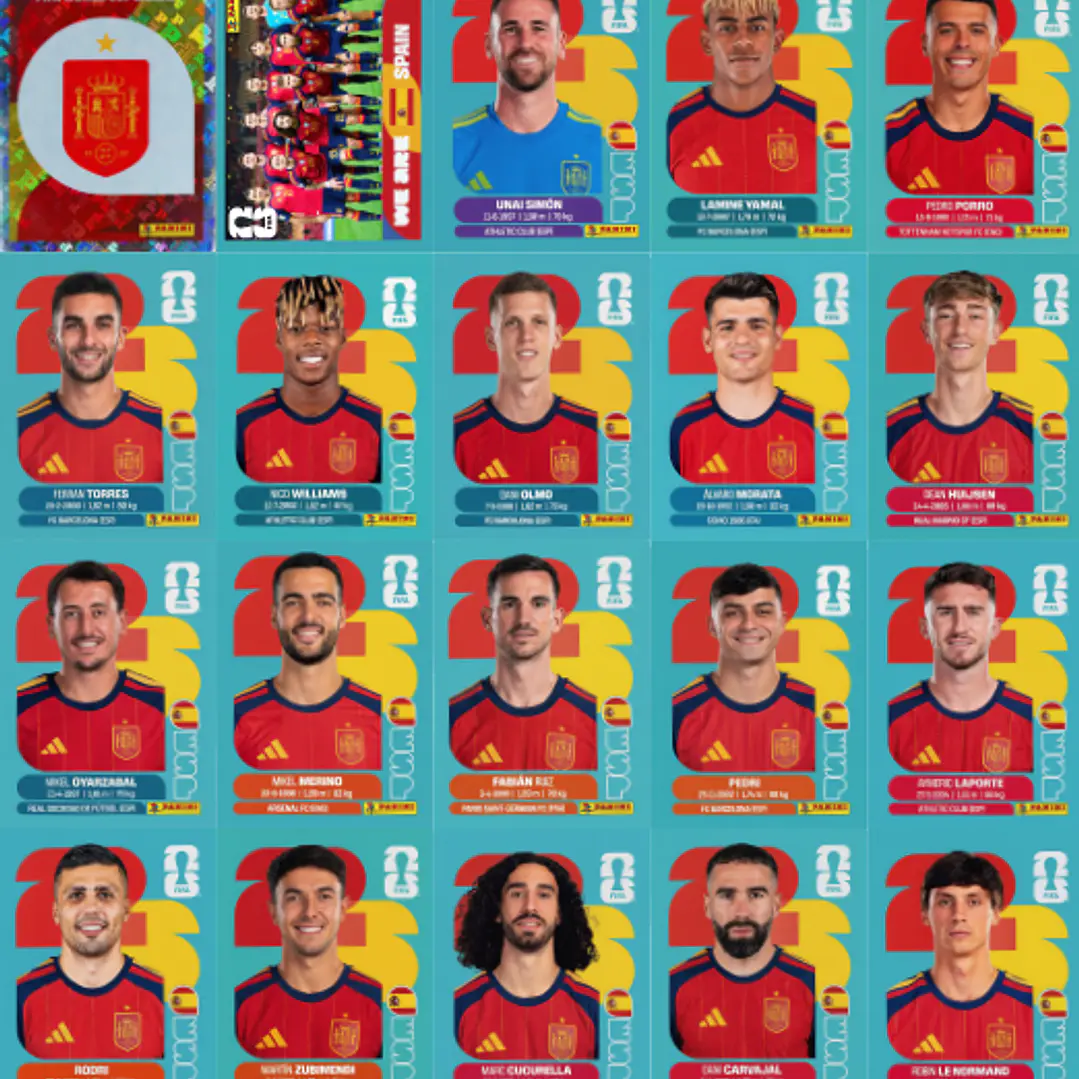 Figuritas Estampas Cromos Copa Mundial 2026 PDF para Imprimir 24