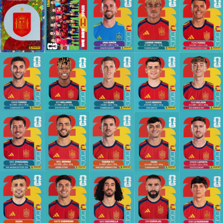 Figuritas Estampas Cromos Copa Mundial 2026 PDF para Imprimir 24