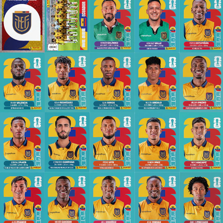 Figuritas Estampas Cromos Copa Mundial 2026 PDF para Imprimir 11