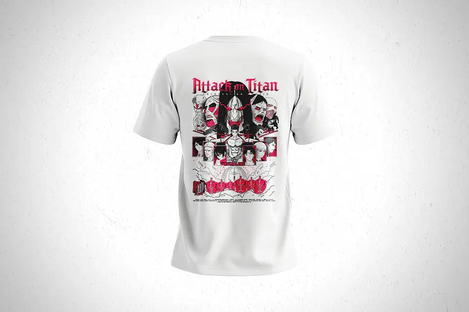 Polera Titan Fundador - Attack On Titan - Shingeki no Kyojin  V1 6