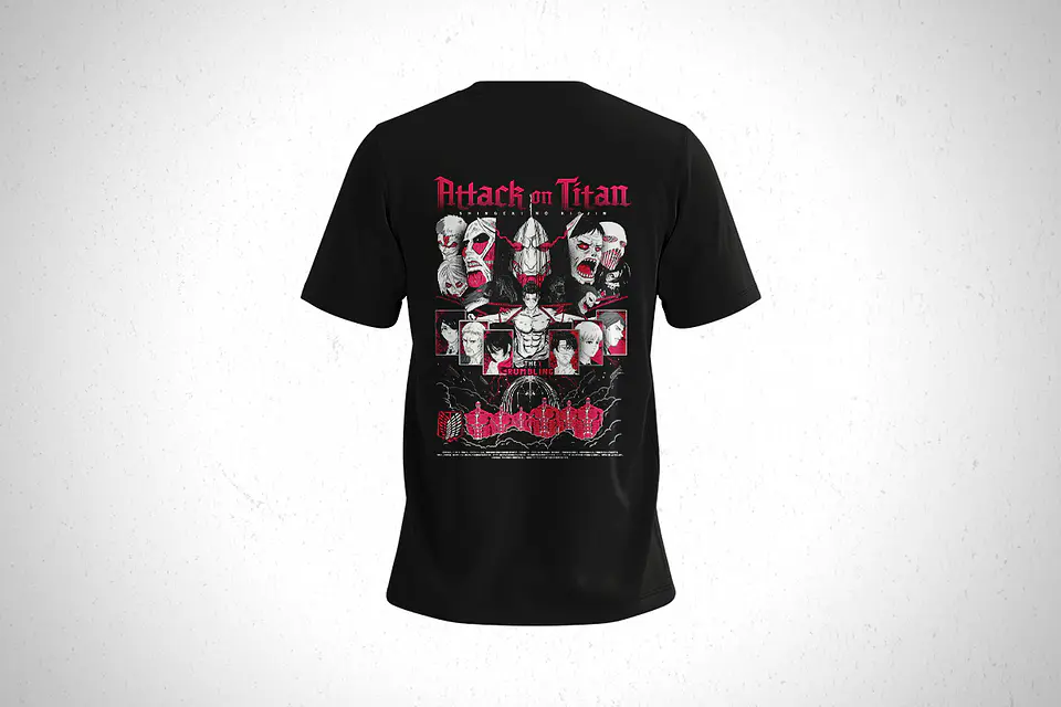 Polera Titan Fundador - Attack On Titan - Shingeki no Kyojin  V1 3