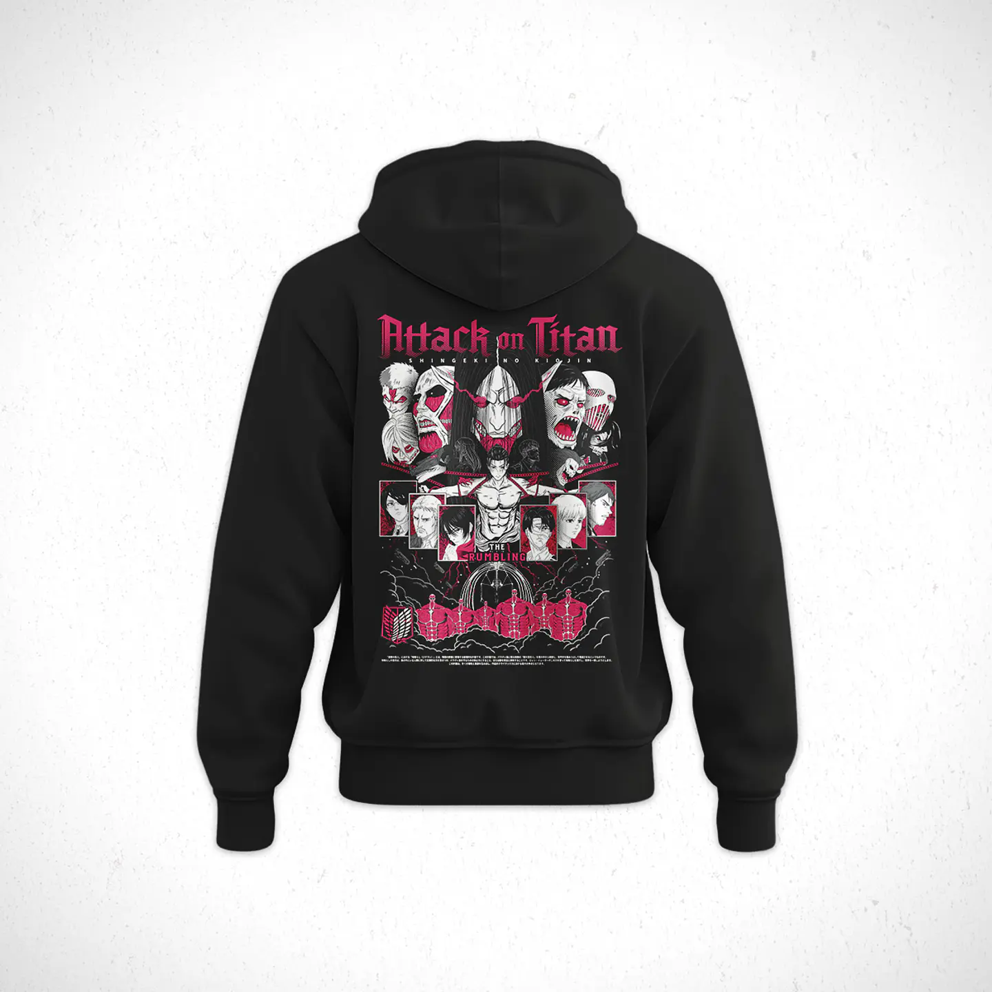 Hoodie Titan Fundador - Attack On Titan - Shingeki no Kyojin V1 3